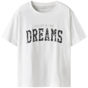 name it T-Shirt Dreams weiß