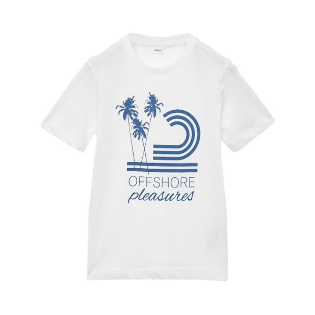 S.Oliver T-Shirt Offshore weiß
