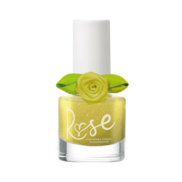 Snails Kinder Nagellack gelb Glitzer