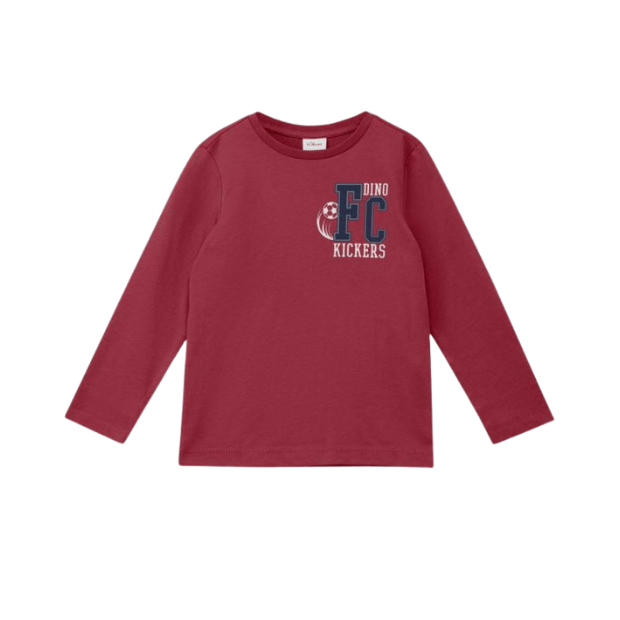 S.Oliver Shirt Fußball Dino rot
