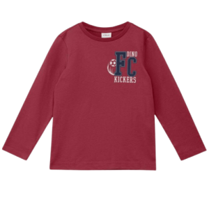 S.Oliver Shirt Fußball Dino rot