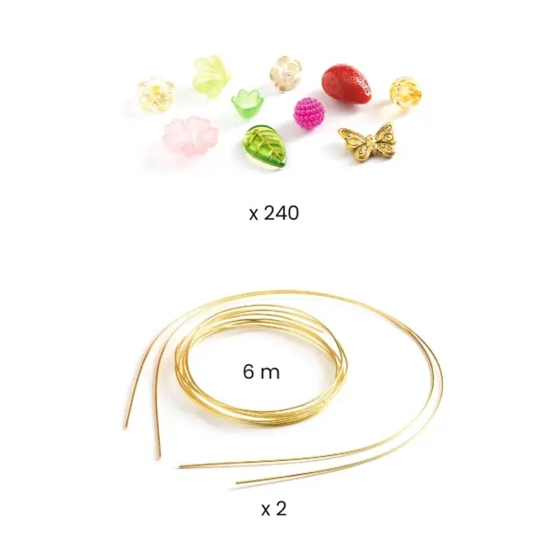 Djeco Schmuck basteln Krone Rosa