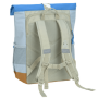 Lässig Mini Rolltop Kinder-Rucksack grün blau