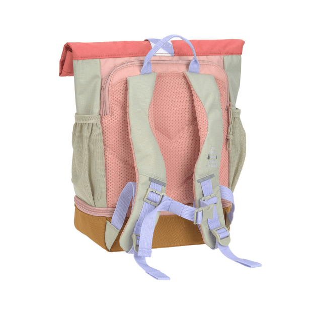 Lässig Mini Rolltop Kinder-Rucksack grün blau