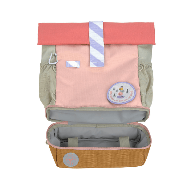 Lässig Mini Rolltop Kinder-Rucksack grün blau