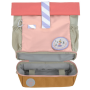 Lässig Mini Rolltop Kinder-Rucksack grün blau