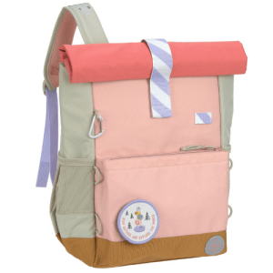 Lässig Medium Rolltop Kinder-Rucksack rosa pink