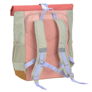 Lässig Medium Rolltop Kinder-Rucksack rosa pink