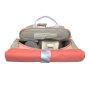 Lässig Medium Rolltop Kinder-Rucksack rosa pink