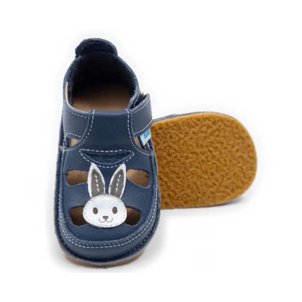 dodo-shoes Barfußsandalen Hase blau