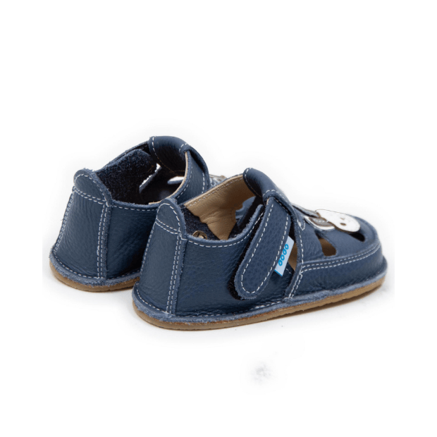dodo-shoes Barfußsandalen Hase blau