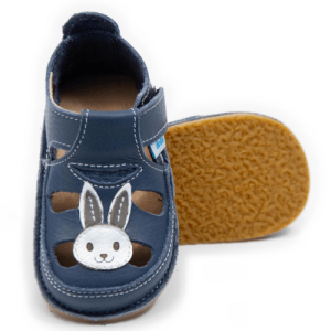 dodo-shoes Barfußsandalen Hase blau