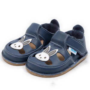 dodo-shoes Barfußsandalen Hase blau