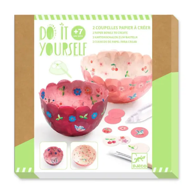 Djeco DIY Schalen basteln rosa