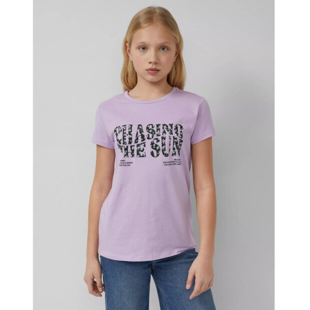 S.Oliver T-Shirt Blümchen lila