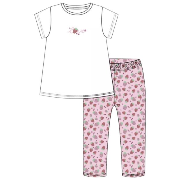 S.Oliver Set T-Shirt und Leggings Erdbeere