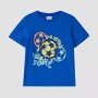 S.Oliver T-Shirt Fußball blau