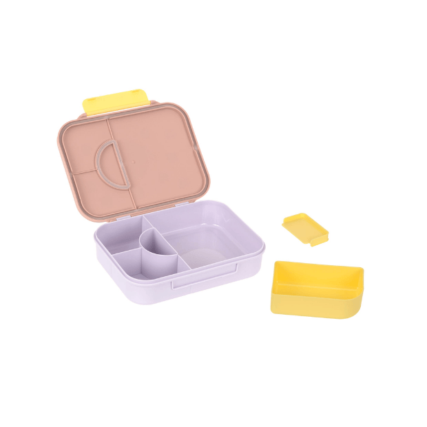 Lässig Brotdose - Bento Lunchbox, Pattern Party Rosa