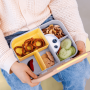Lässig Brotdose - Bento Lunchbox, Pattern Party Rosa