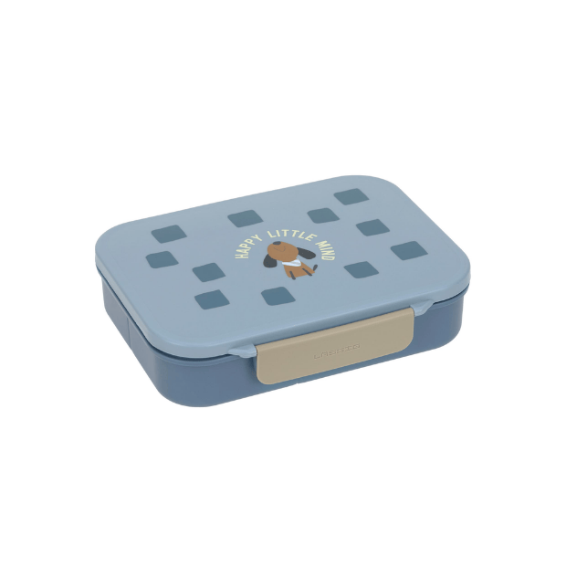 Lässig Brotdose - Bento Lunchbox, Pattern Party Blau
