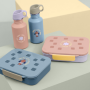 Lässig Brotdose - Bento Lunchbox, Pattern Party Blau