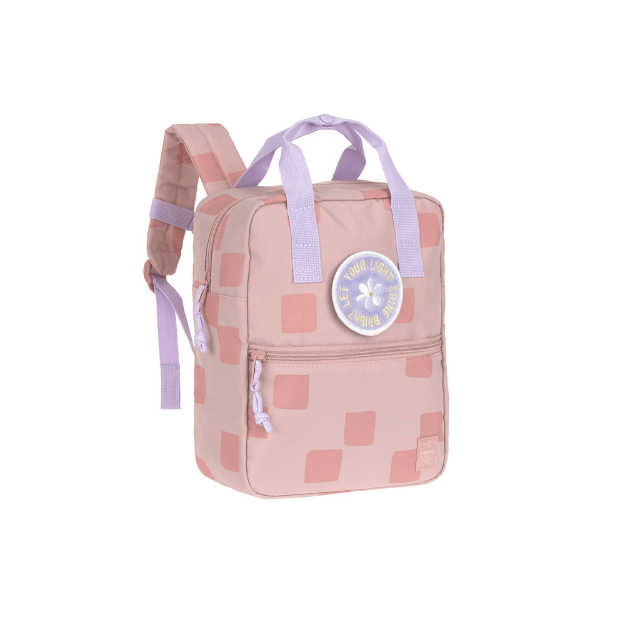 Lässig Kindergartenrucksack Square - Pattern Party, Rosa