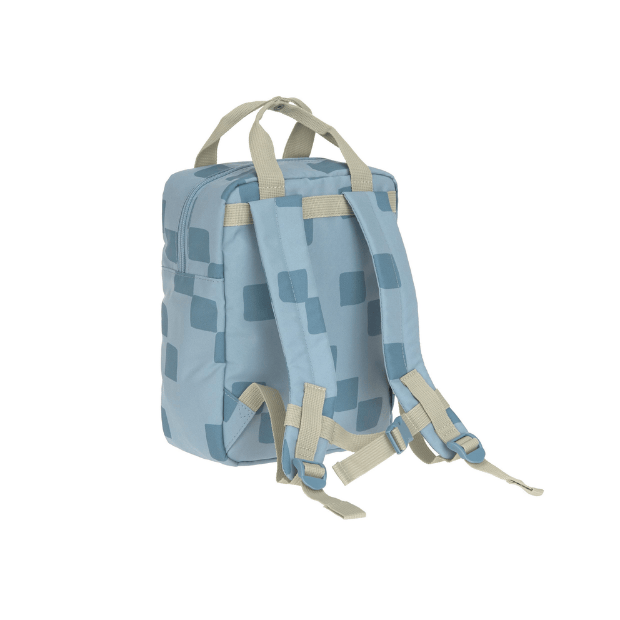 Lässig Kindergartenrucksack Square - Pattern Party, Blau