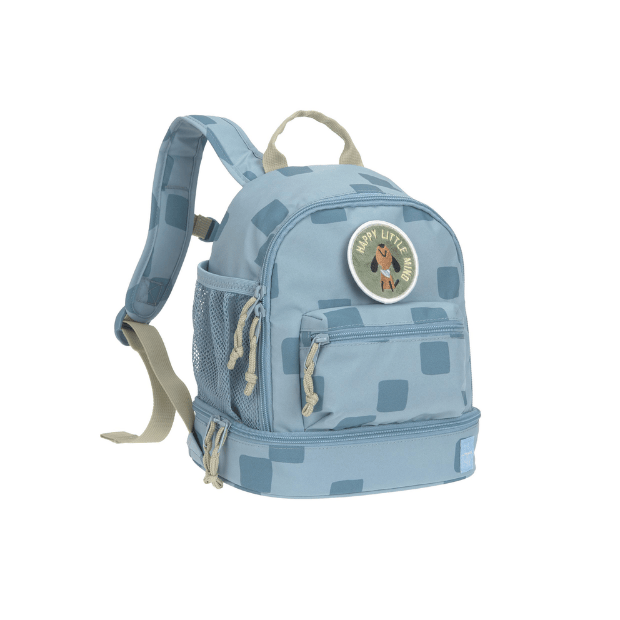 Lässig Kindergartenrucksack Mini - Pattern Party, Blau