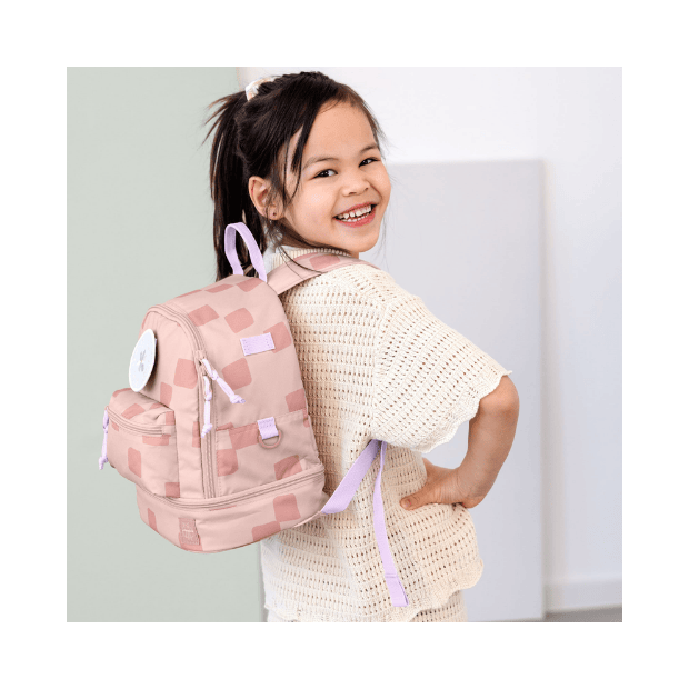 Lässig Kindergartenrucksack Mini - Pattern Party, Rosa