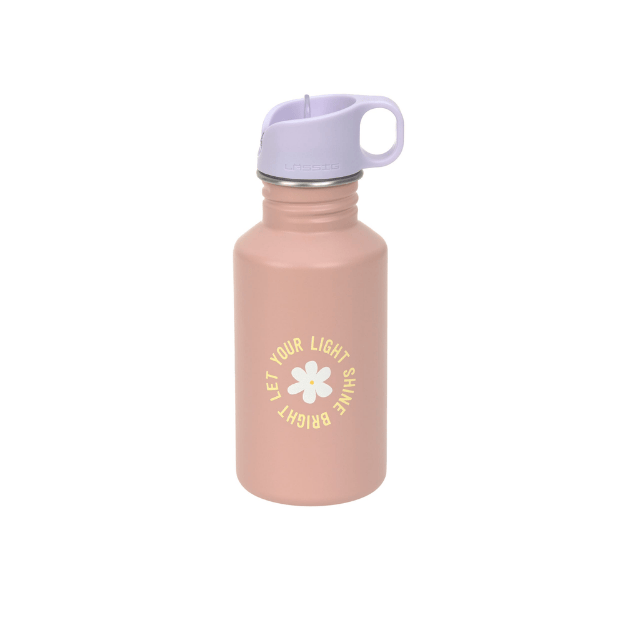 Lässig Edelstahl Trinkflasche 500 ml - Pattern Party, Rosa