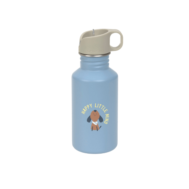 Lässig Edelstahl Trinkflasche 500 ml - Pattern Party, Blau