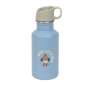 Lässig Edelstahl Trinkflasche 500 ml - Pattern Party, Blau
