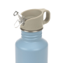 Lässig Edelstahl Trinkflasche 500 ml - Pattern Party, Blau