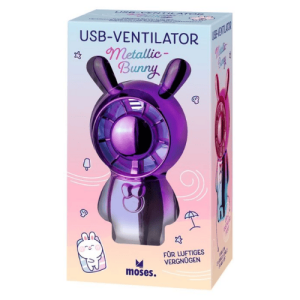 moses USB-Ventilator Metallic-Bunny sortiert