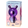 moses USB-Ventilator Metallic-Bunny sortiert
