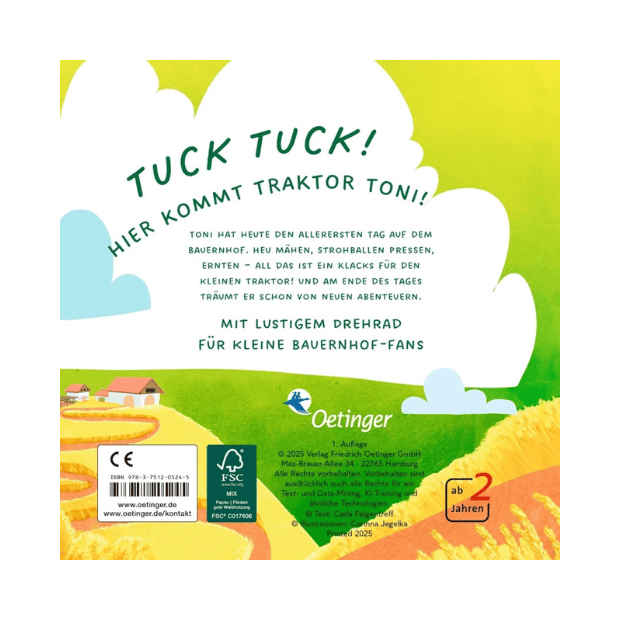 Oetinger Kinderbuch Einsatz für Toni Traktor