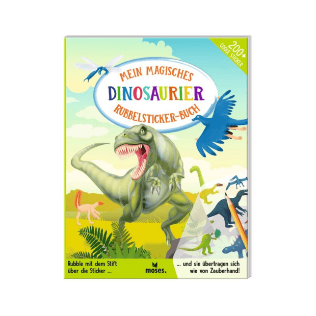 moses Rubbelsticker-Buch Dinosaurier