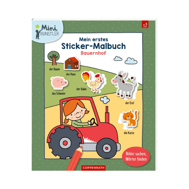 Coppenrath Mein erstes Sticker-Malbuch: Bauernhof