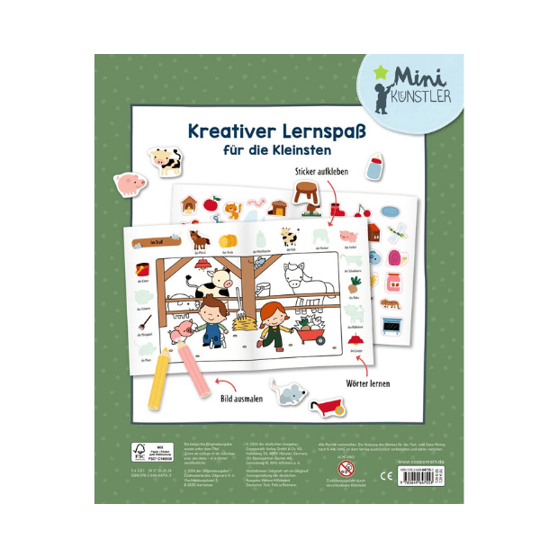 Coppenrath Mein erstes Sticker-Malbuch: Bauernhof
