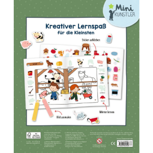 Coppenrath Mein erstes Sticker-Malbuch: Bauernhof