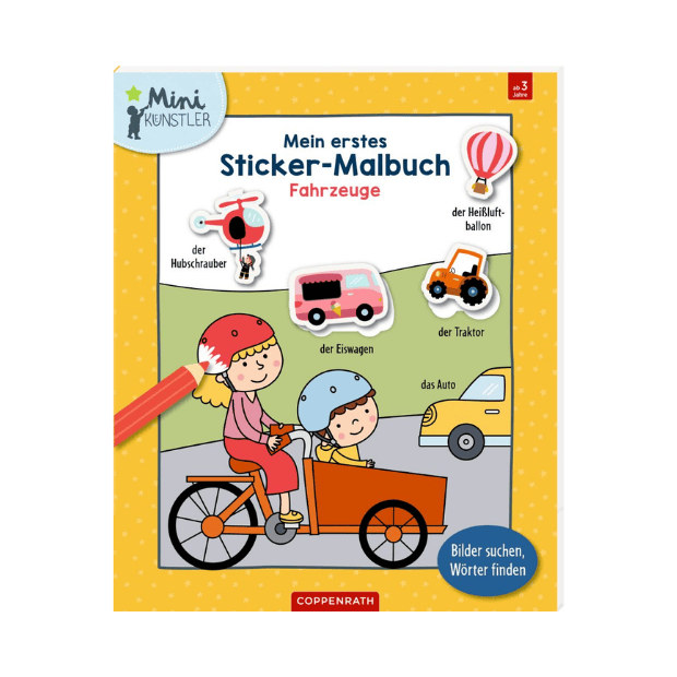 Coppenrath Mein erstes Sticker-Malbuch: Fahrzeuge