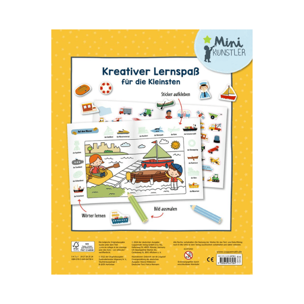 Coppenrath Mein erstes Sticker-Malbuch: Fahrzeuge