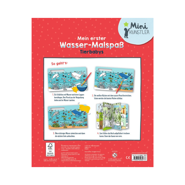 Coppenrath Mein 1. Wasser-Malspaß: Tierbabys