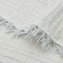 Jollein Baby Decke Fringe Stripe - Sea Green 75 x 100 cm