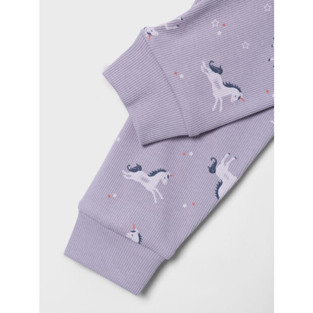 name it Einhorn Schlafanzug lila