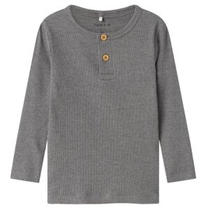 name it Langarmshirt für Jungen – Grau