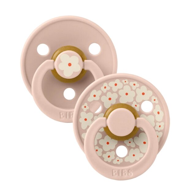Schnuller Naturkautschuk Gr. 2 (6 - 18 Monate) Jasmine Blush Mix von BIBS