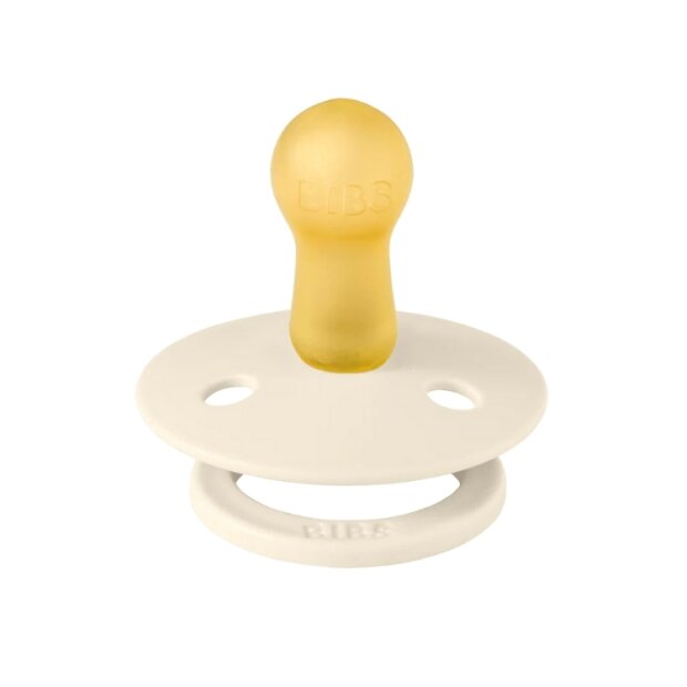 Schnuller Naturkautschuk Gr. 2 (6 - 18 Monate) Pin Ivory & Vanilla Mix von BIBS