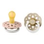 Schnuller BIBS NIGHT Boheme Naturkautschuk Gr. 2 (6-18 Monate) Blush & Vanilla von BIBS