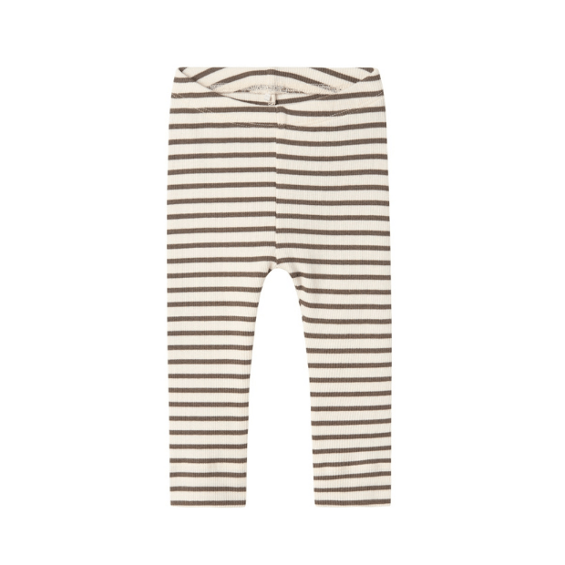 name it Leggings aus Rippstrick in olivegrün